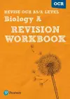 Pearson REVISE OCR AS/A Level Biology Revision Workbook - 2023 and 2024 exams cover