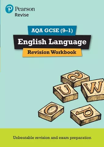 Pearson REVISE AQA GCSE English Language Revision Workbook - for 2025 and 2026 exams cover