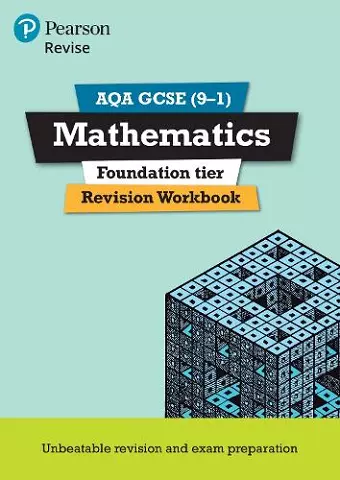 Pearson REVISE AQA GCSE Mathematics Revision Workbook - for 2025 and 2026 exams cover