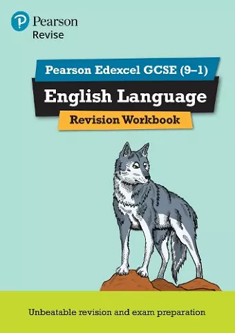 Pearson REVISE Edexcel GCSE English Language Revision Workbook - for 2025 and 2026 exams cover