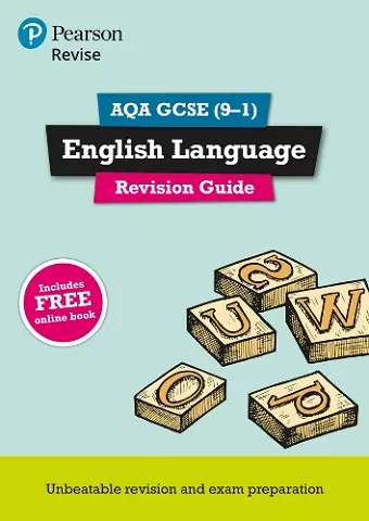 Pearson REVISE AQA GCSE English Language Revision Guide: incl. online revision - for 2025 and 2026 exams cover