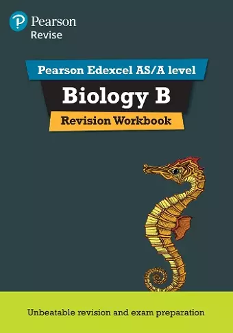 Pearson REVISE Edexcel AS/A Level Biology Revision Workbook - 2025 and 2026 exams cover