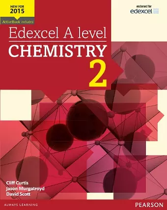 Edexcel A level Chemistry Student Book 2 + ActiveBook cover