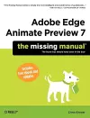 Adobe Edge Preview 7: The Missing Manual cover