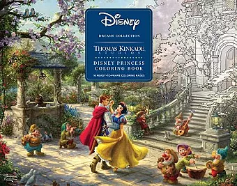 Disney Dreams Collection Thomas Kinkade Studios Disney Princess Coloring Poster cover