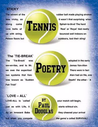 Tennis Poetry cover