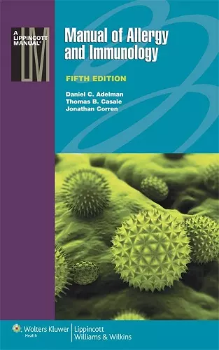 Manual of Allergy and Immunology cover