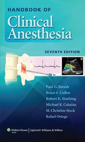 Handbook of Clinical Anesthesia cover