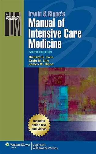 Irwin & Rippe's Manual of Intensive Care Medicine cover