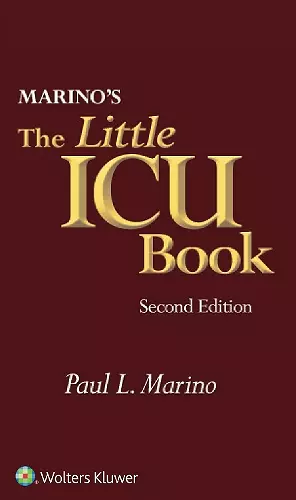 Marino's The Little ICU Book cover