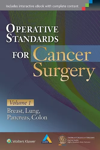 Operative Standards for Cancer Surgery cover