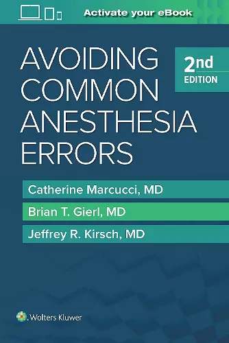 Avoiding Common Anesthesia Errors cover