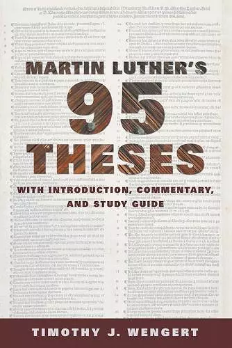 Martin Luther's Ninety-Five Theses cover