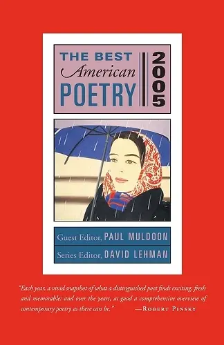 The Best American Poetry 2005 cover
