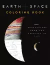 Earth and Space Coloring Book cover