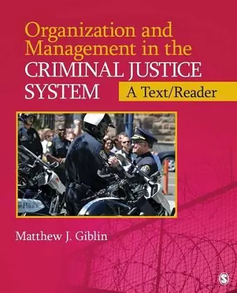 Organization and Management  in the Criminal Justice System cover