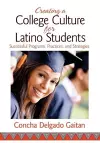 Creating a College Culture for Latino Students cover