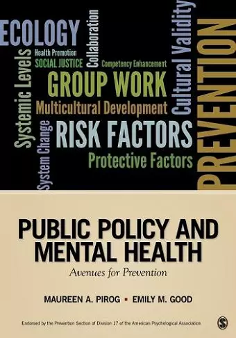 Public Policy and Mental Health cover