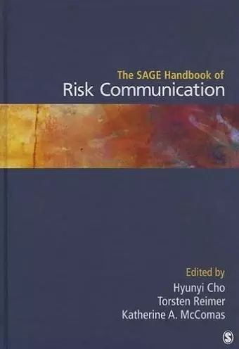 The SAGE Handbook of Risk Communication cover