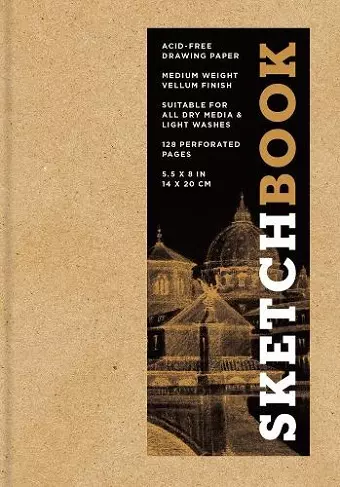 Sketchbook (basic small bound Kraft) cover