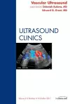 Vascular Ultrasound, An Issue of Ultrasound Clinics cover