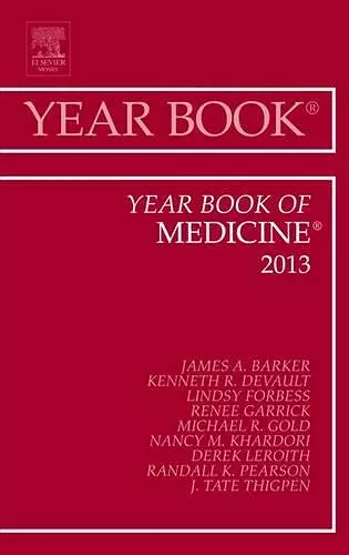 Year Book of Medicine 2013 cover