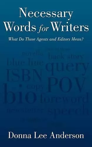 Necessary Words for Writers cover