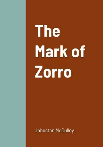 The Mark of Zorro cover