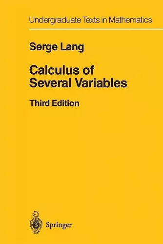 Calculus of Several Variables cover