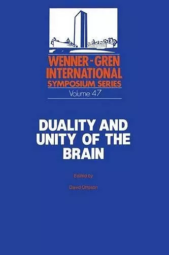 Duality and Unity of the Brain cover