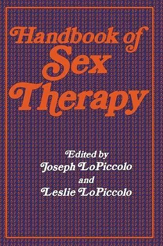 Handbook of Sex Therapy cover