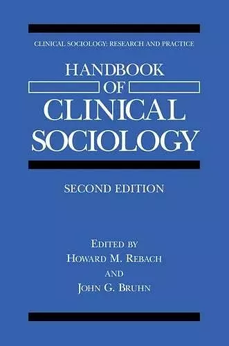 Handbook of Clinical Sociology cover