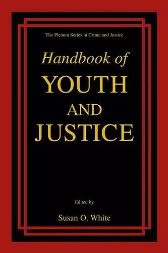 Handbook of Youth and Justice cover