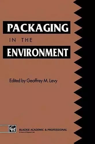 Packaging in the Environment cover