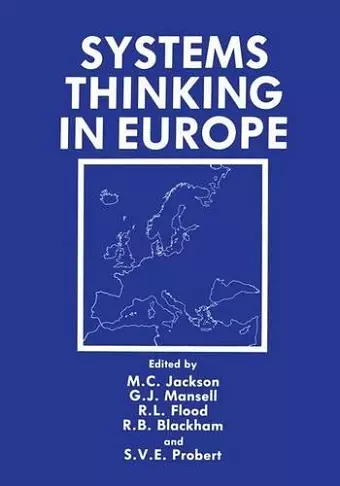 Systems Thinking in Europe cover