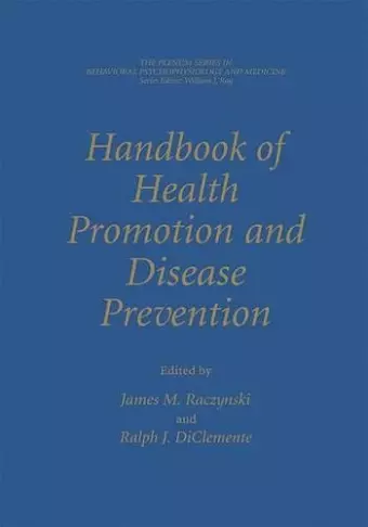 Handbook of Health Promotion and Disease Prevention cover