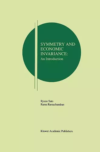 Symmetry and Economic Invariance: An Introduction cover