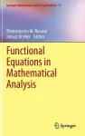 Functional Equations in Mathematical Analysis cover