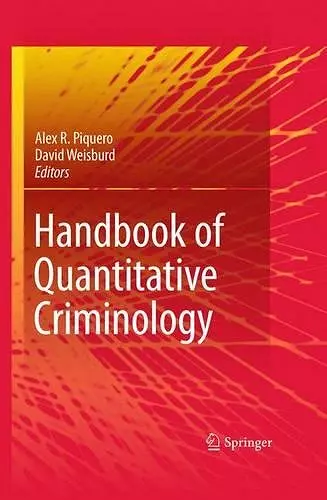 Handbook of Quantitative Criminology cover