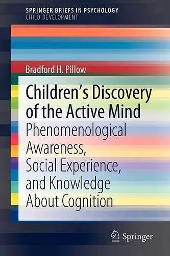 Children’s Discovery of the Active Mind cover