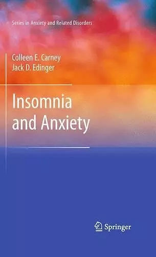 Insomnia and Anxiety cover