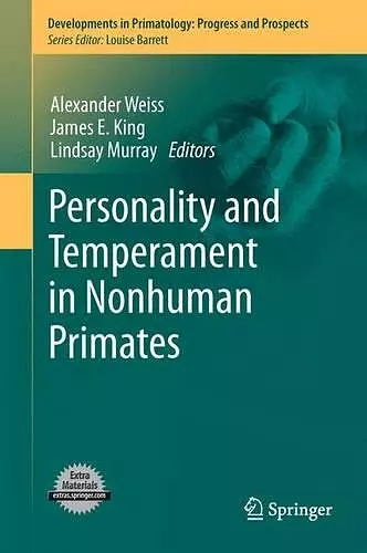 Personality and Temperament in Nonhuman Primates cover