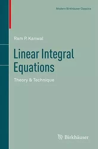 Linear Integral Equations cover