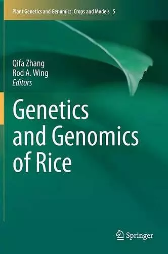 Genetics and Genomics of Rice cover