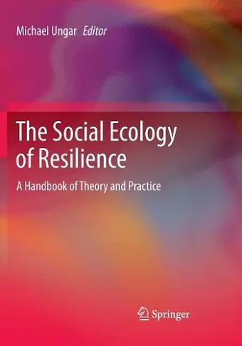 The Social Ecology of Resilience cover