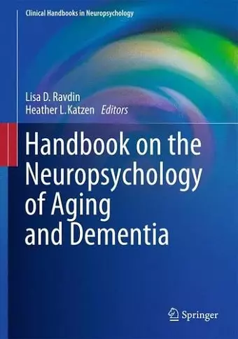 Handbook on the Neuropsychology of Aging and Dementia cover