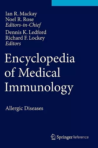 Encyclopedia of Medical Immunology cover