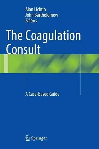 The Coagulation Consult cover