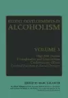 Recent Developments in Alcoholism cover