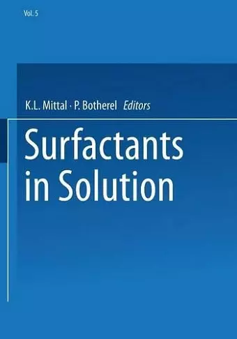 Surfactants in Solution cover